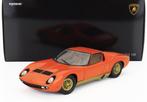 Kyosho 1:18 Lamborghini Miura P400 1968 Orange/Gold, Ophalen of Verzenden, Nieuw, Auto, Overige merken