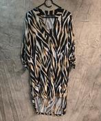 Tijgerprint Tuniek,Jurk, Maat 38/40 (M), Zwart, Ophalen of Verzenden, Knielengte