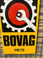 Bovag fiets emaille reclamebord, Verzamelen, Merken en Reclamevoorwerpen, Reclamebord, Gebruikt, Ophalen of Verzenden, Nvt