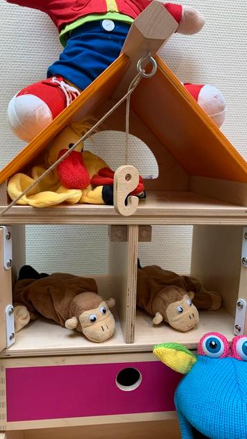 poppenhuis Onderbouwd flat taal rekenen handpoppen beschikbaar voor biedingen