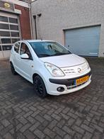 Zeer Nette Nissan Pixo 1.0 50KW 5D 2010 Wit, Voorwielaandrijving, Stof, 200 kg, Origineel Nederlands