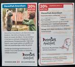 DierenPark Amersfoort 20% korting p.p, Drie personen of meer, Kortingsbon, Overige typen