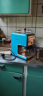 retro blauw filter koffiezetapparaat Kenwood, Witgoed en Apparatuur, Koffiezetapparaten, Ophalen of Verzenden, Gebruikt, Koffiemachine