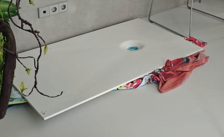 Corian Douchebak – Solid Surface – 120 x 80 cm, Doe-het-zelf en Verbouw, Sanitair, Nieuw, Douche, Ophalen