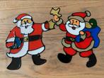 Kerst - Raamstickers - Herbruikbaar, Ophalen of Verzenden, Zo goed als nieuw