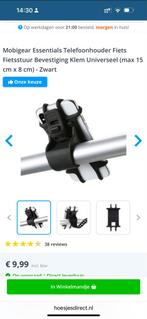 Mobigear Telefoonhouder Fiets - Universeel - Zwart - 6 stuks, Ophalen of Verzenden, Nieuw, Overige fietssloten