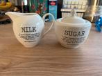 Riverdale Melk en Suiker Set - Zo Goed Als Nieuw, Huis en Inrichting, Keuken | Servies, Ophalen, Zo goed als nieuw, Overige materialen