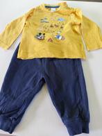 okergeel truitje Mickey/Donald en blauw broekje maat 74, Kinderen en Baby's, Babykleding | Maat 74, Gebruikt, Disney Baby, Ophalen of Verzenden