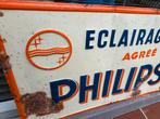 Vintage Philips oud Reclamebord, Verzamelen, Gebruikt, ., Ophalen of Verzenden, .