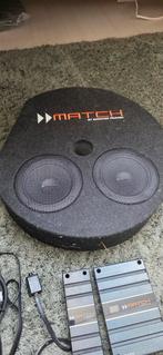 Helix Match Subwoofer Kist + Versterker & Kabels, Ophalen of Verzenden