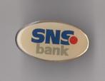 SNS Bank pin logo, Verzamelen, Gebruikt, Niet vindbaar, Niet vindbaar, Speldje of Pin
