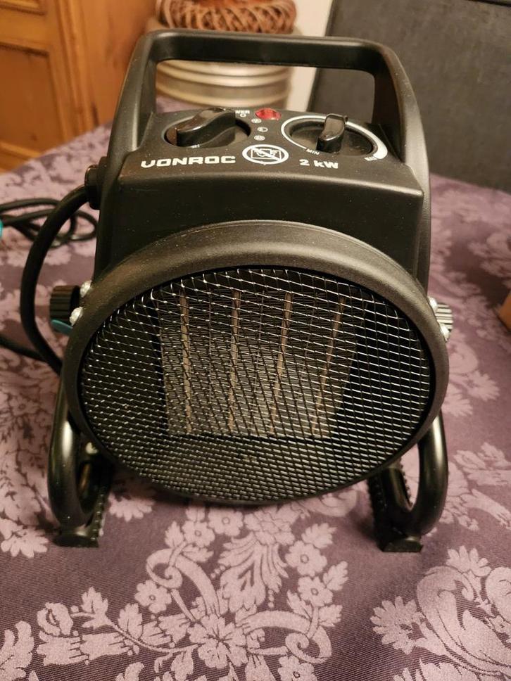 Nieuwe Keramische Ventilatorkachel 1000/2000 Watt ventilator, Doe-het-zelf en Verbouw, Verwarming en Radiatoren, Nieuw, Kachel