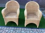 TWEE STOELEN OF FAUTEUILS VAN ROTAN , NIEUW, Huis en Inrichting, Fauteuils, Ophalen, Nieuw, 50 tot 75 cm, Riet of Rotan