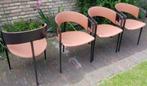 Eetkamerstoelen, Castelijn model SLA, Huis en Inrichting, Tafels | Eettafels, Ophalen, Gebruikt, Vintage / postmodern design uit de jaren 80