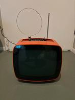 Vintage Indesit TV - Oranje Retro Design, Ophalen, Gebruikt, Minder dan 40 cm, Overige merken