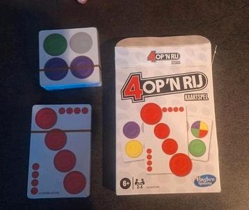 4 Op 'n Rij Kaartspel - Hasbro beschikbaar voor biedingen