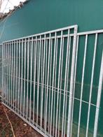 Stalen hekwerk, Tuin en Terras, Ophalen, Gebruikt, IJzer, Spijlenhekwerk