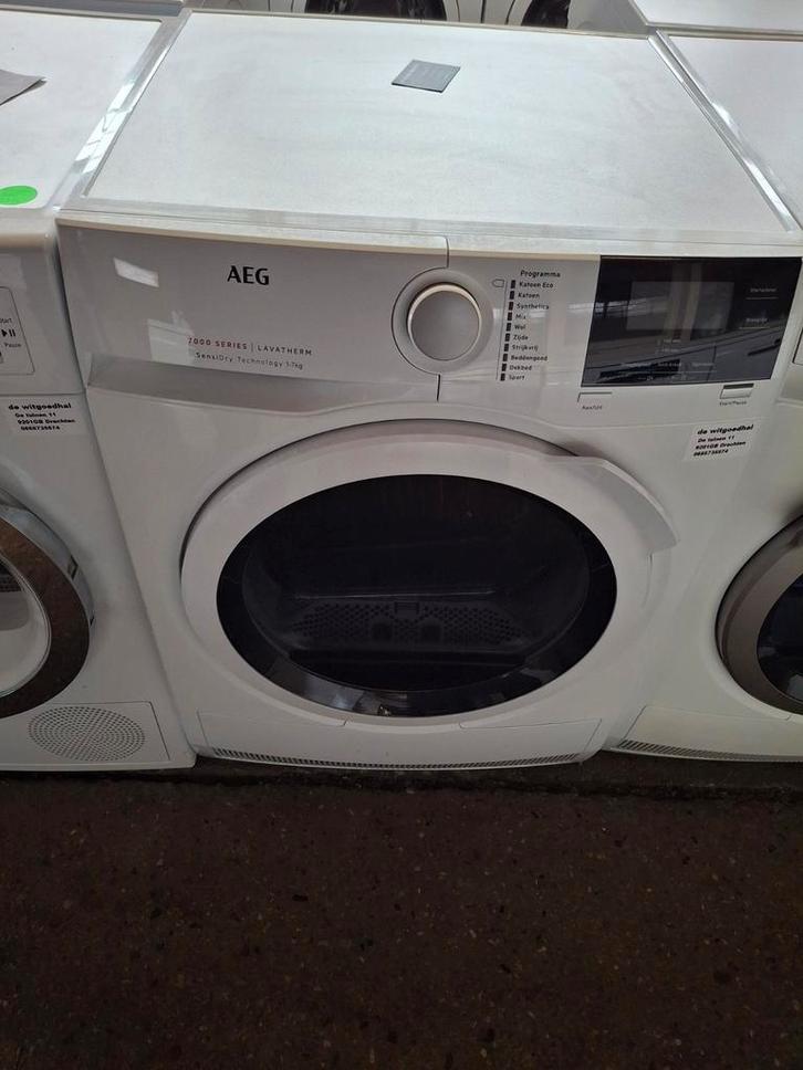 AEG Lavatherm 7000 warmtepompdroger, Witgoed en Apparatuur, Wasdrogers, Zo goed als nieuw, Condens, Voorlader, 6 tot 8 kg, 85 tot 90 cm
