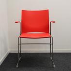 A450 FP kantinestoel, Design, Kunststof, Rood, Vergaderstoel, Huis en Inrichting, Stoelen, Kunststof, Gebruikt, Ophalen of Verzenden