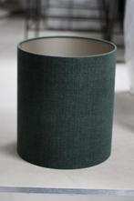 2 x ronde lampenkap Emerald Light & Living stof donkergroen