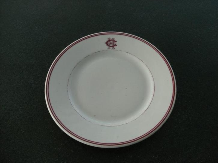 Bord van SA des Pavillons Baudour, Antiek en Kunst, Curiosa en Brocante, Ophalen of Verzenden