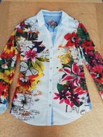 Kleurrijk overhemd met bloemenprint by Desigual. Size S., Wit, Nieuw, Ophalen of Verzenden, Desigual