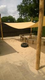 Zonnedoekpaal schaduwdoekpaal schutting Kastanjehout, Tuin en Terras, Palen, Balken en Planken, Ophalen of Verzenden, Nieuw, 250 cm of meer