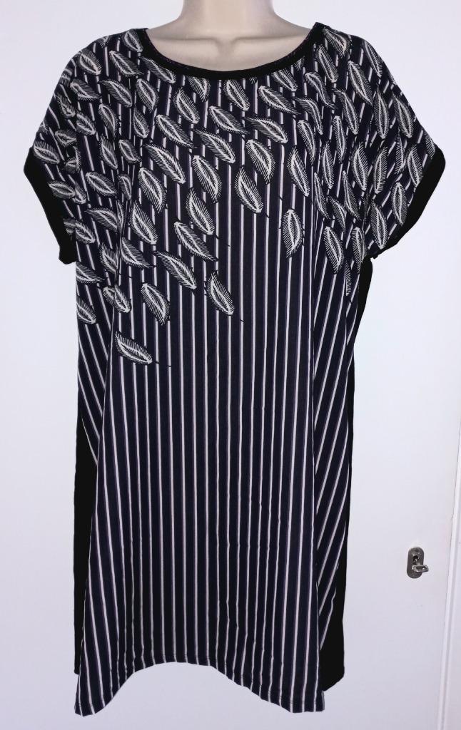 Tuniek maat 44/46, Kleding | Dames, Grote Maten, Zo goed als nieuw, Blouse of Tuniek, Zwart, Ophalen of Verzenden