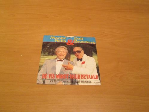 Manke Nelis & Dolf Brouwers ‎- De Vis Wordt Duur Betaald, Cd's en Dvd's, Vinyl Singles, Zo goed als nieuw, Nederlandstalig, Ophalen of Verzenden