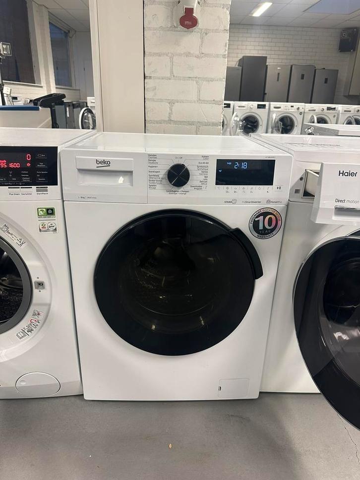 BEKO HomeWhiz 8KG WASMACHINE VOORLADER VRIJSTAAND, Witgoed en Apparatuur, Wasmachines, Refurbished, Voorlader, 8 tot 10 kg, Minder dan 85 cm