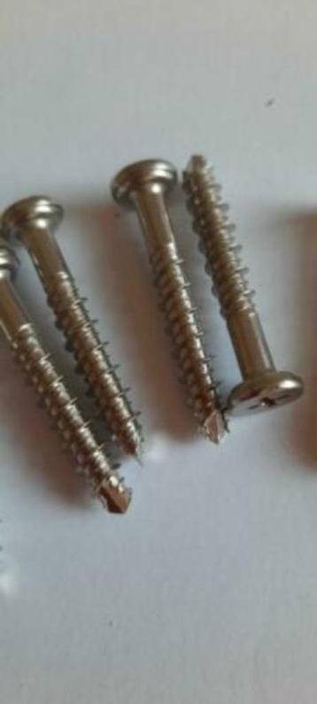 100 st RVS zelfborende houtschroeven 5,5 x 55 mm gevel wand beschikbaar voor biedingen