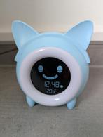 Slaaptrainer / wekker kat - blauw, Witgoed en Apparatuur, Wekkers, Ophalen of Verzenden, Zo goed als nieuw, Digitaal