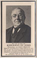 Adrianus de Jong 1873 Lutjebroek + 1955 Lutjebroek, 81 jr, Verzamelen, Verzenden