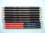 Bruynzeel blauw / rood potlood uit 1960 - 1970 nieuw, Nieuw, Potlood of Stift, Ophalen of Verzenden