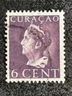 1947 NVPH 168 Wilhelmina Konijnenburg II, 6 ct, gestempeld, Ophalen of Verzenden, Postfris