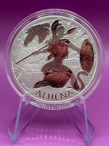 8 x 1oz Athena - gods of Olympus - zilver munt beschikbaar voor biedingen