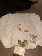 Borduurpakket Kerst tafelkleed Permin Copenhagen, Ophalen of Verzenden, Gebruikt, Handborduren, Borduurpakket