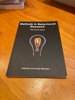 Methods in Behavioural Research, Ophalen of Verzenden, Zo goed als nieuw