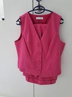 roze gilet met bandplooibroek van H&M, Maat 38/40 (M), Kostuum of Pak, Primark, Ophalen of Verzenden