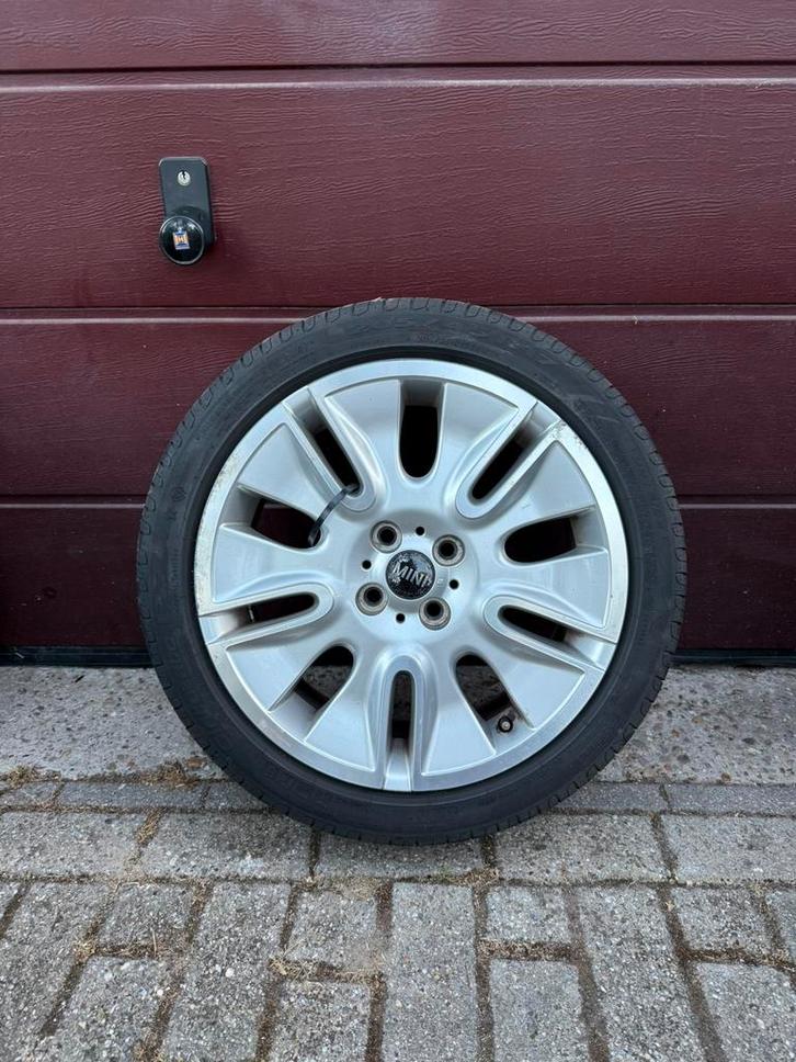 Originele mini Cooper velgen 4x100 zomer set 205/45R17 r56, Auto diversen, Wieldoppen, Ophalen