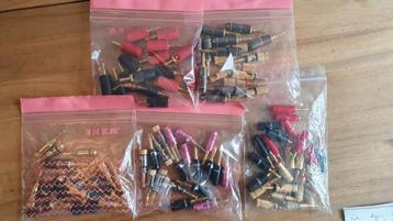 Diverse banaanpluggen. 94x. Argon, nakamishi, monster etc beschikbaar voor biedingen