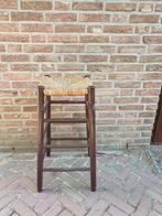 Houten Barkruk met nieuwe matting, 72 cm hoog, in perfekte, Huis en Inrichting, Barkrukken, 1 kruk, Ophalen of Verzenden, 60 tot 90 cm