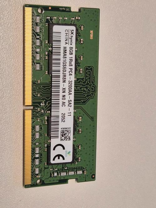 SK Hynix 8GB PC4-3200aa sodimm, Computers en Software, RAM geheugen, Gebruikt, Laptop, 8 GB, DDR4, Verzenden