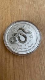 1 ounce zilver Year of the Snake in capsule, Ophalen of Verzenden, Zilver