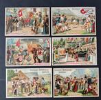 Plaatjes cacao Sprungli reeks feesten in Zwitserland, Verzenden, Zo goed als nieuw, Overige typen