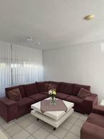 Hoekbank 280x280 set met fauteuil en vloerkleed – Roos Wonen, Ophalen, Zo goed als nieuw, Stof