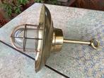 Vintage Scheepslamp - Maritieme Sfeer, Huis en Inrichting, Lampen | Hanglampen, Ophalen of Verzenden, Gebruikt, Glas, Minder dan 50 cm