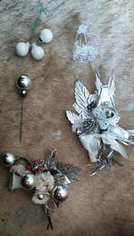Brocante Decoratie Steekschuim zilver, wit, rood goud., Ophalen of Verzenden