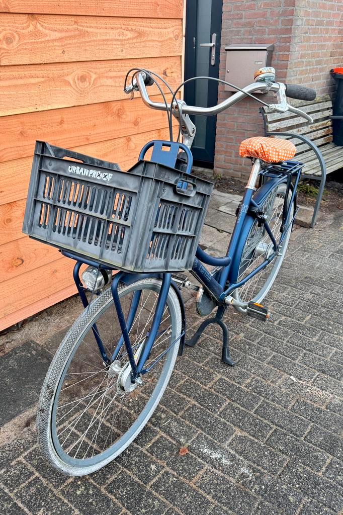 Moederfiets Cortina Damesfiets, Fietsen en Brommers, Fietsen | Dames | Moederfietsen, Gebruikt, Overige merken, 0 zitjes, Dubbele standaard