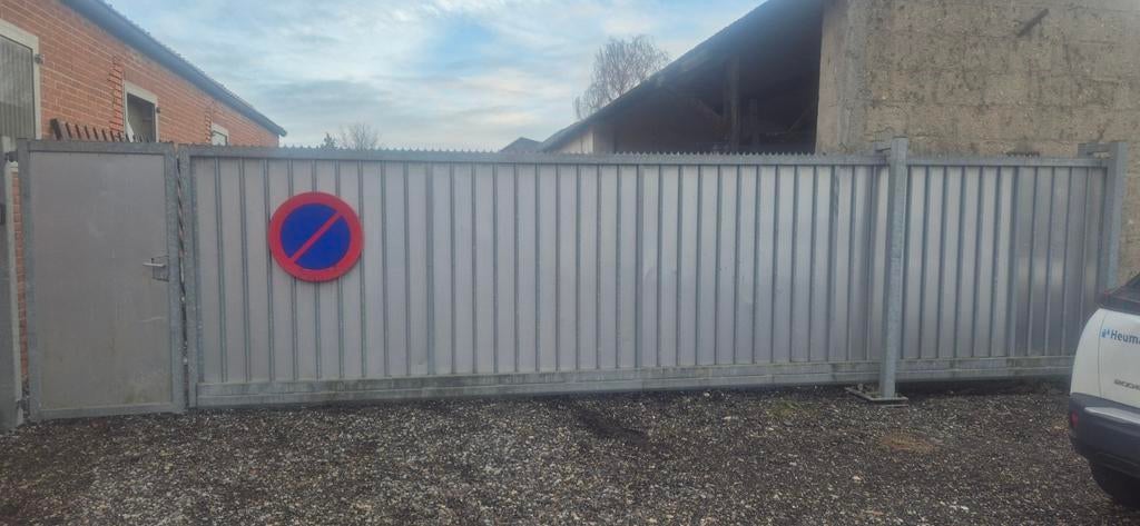 Industriële poort met loopdeur, Ophalen of Verzenden